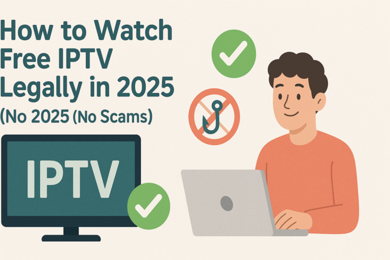 How to Watch Free IPTV Legally in 2025 (No Scams)